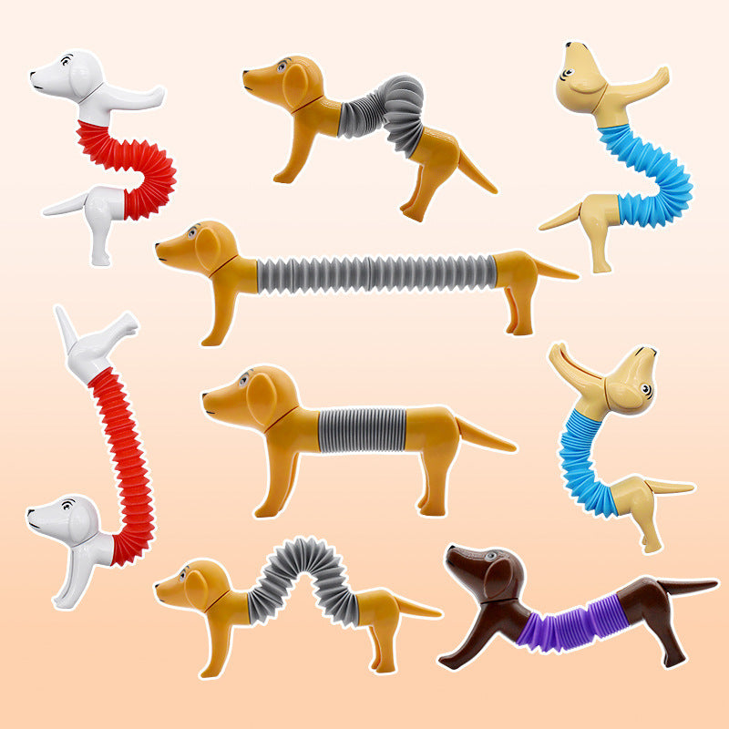 Juguete Sensorial Pop Tubes para Perros – Diversión Antiestrés