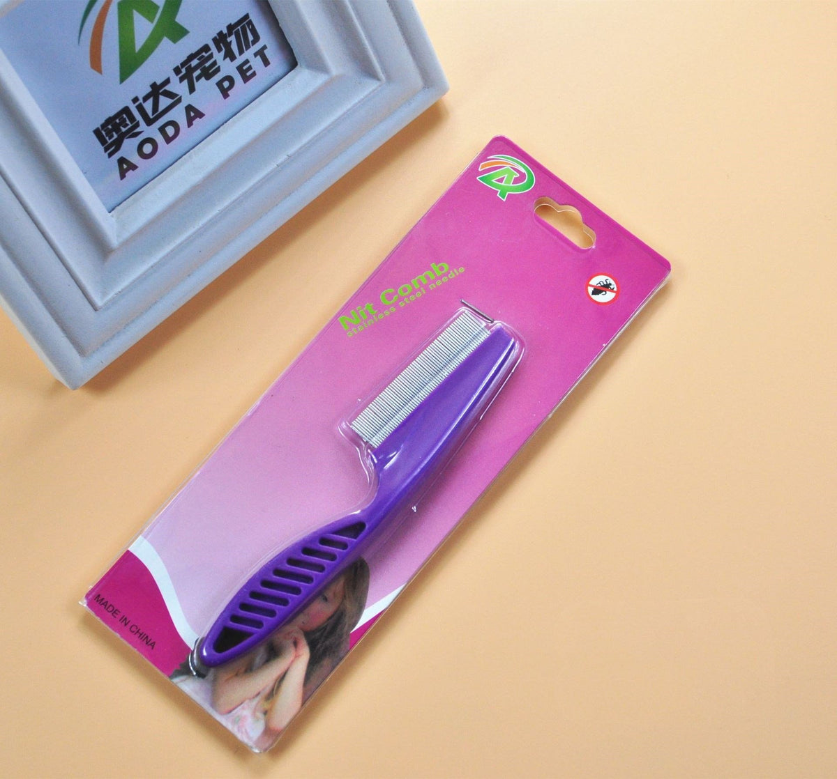 Fine Tooth Stainless Steel Flea Comb