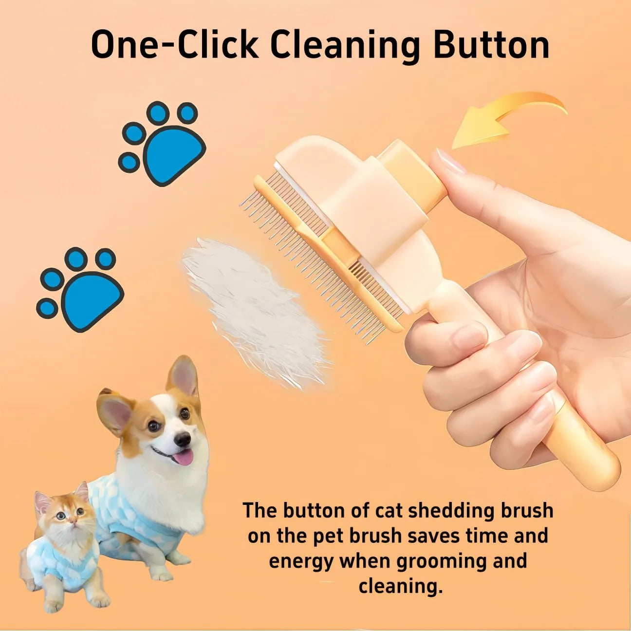 Pet Hair & Flea Comb - Pawsyhome