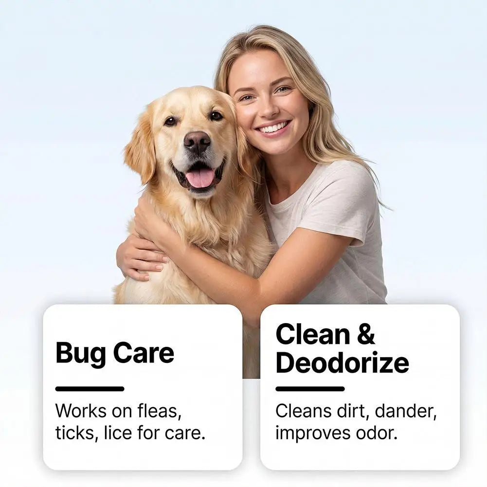 Flea & Tick Shampoo for Dogs & Cats (100ml)