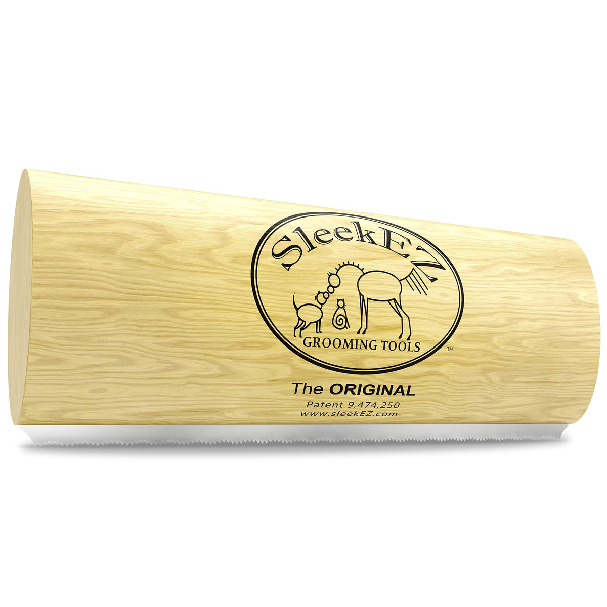 Cepillo de Aseo para Perros SleekEZ – Herramienta Deslanadora para Perros y Gatos