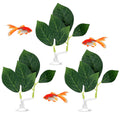 Hamaca Hoja para Pez Betta con Ventosa – Pack de 3 Hojas de Descanso para Acuario