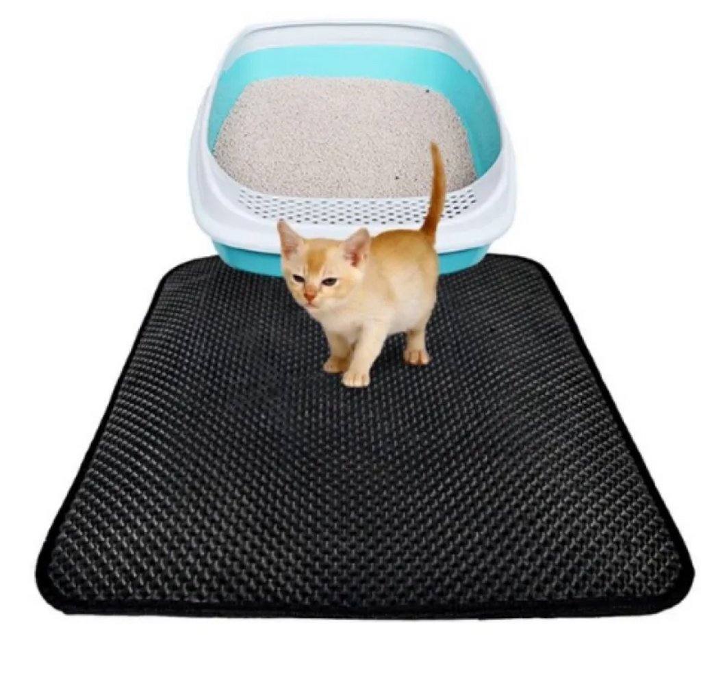 Double-Layer Cat Litter Mat