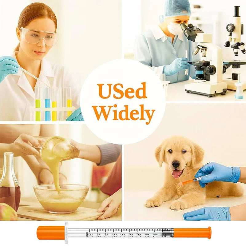 Pet Feeding &amp; Medication Syringe Set (20/50/100 pcs)
