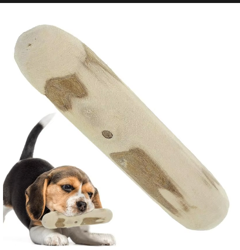 Juguete Mordedor de Madera de Café para Perros – Higiene Dental Natural