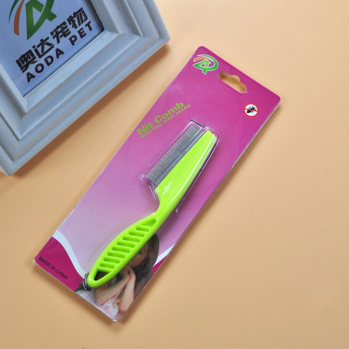 Fine Tooth Stainless Steel Flea Comb