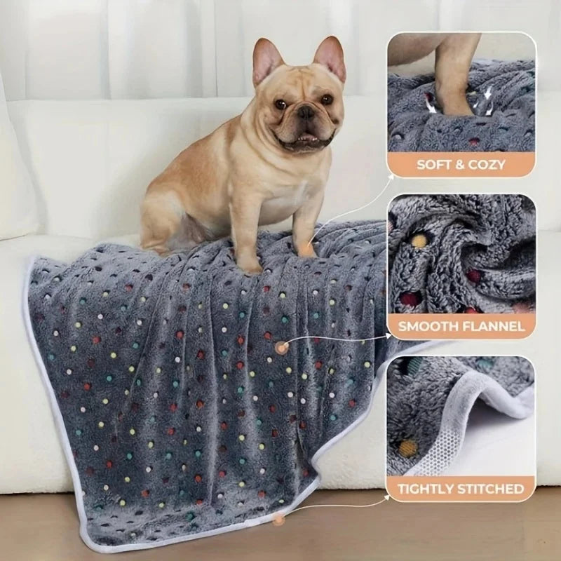 Soft Fluffy Pet Blanket (3-Piece Set)