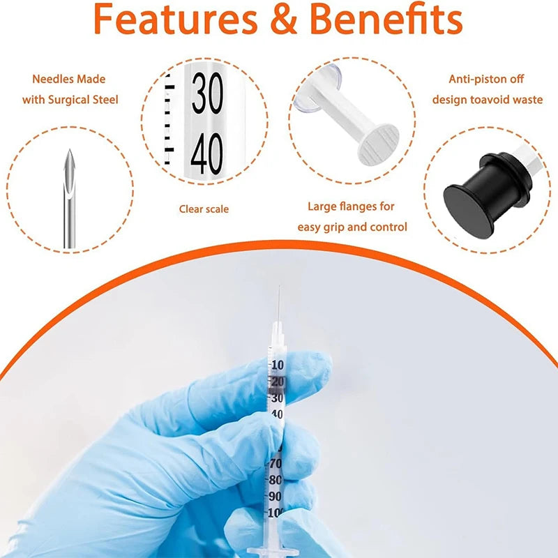 Pet Feeding &amp; Medication Syringe Set (20/50/100 pcs)