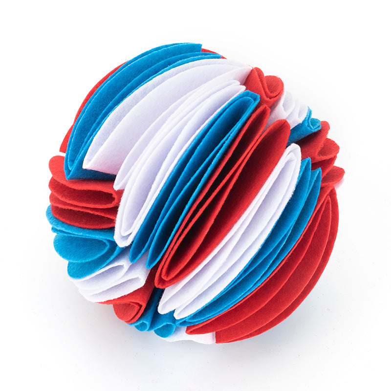 Pelota Olfativa Interactiva Plegable para Perros - Juguete de Forrajeo