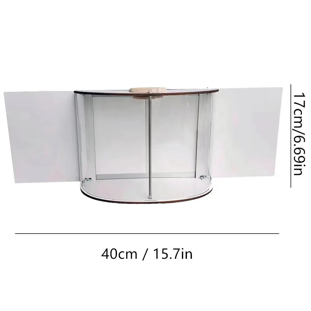 Comedero para Aves Silvestres con Ventosa para Ventana – Acrílico Transparente