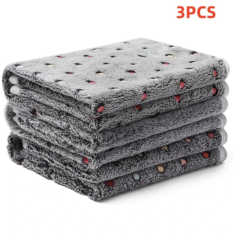 Soft Fluffy Pet Blanket (3-Piece Set)