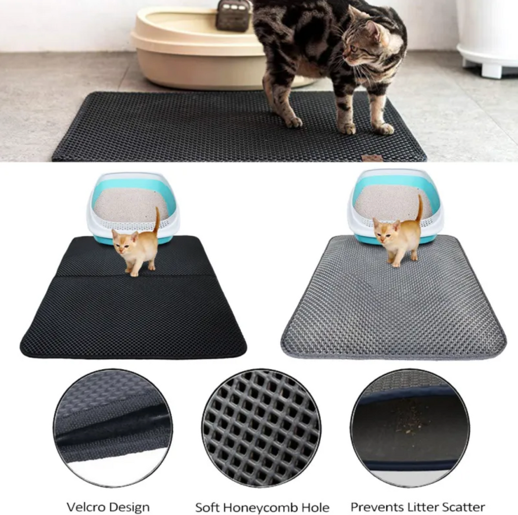 Double-Layer Cat Litter Mat