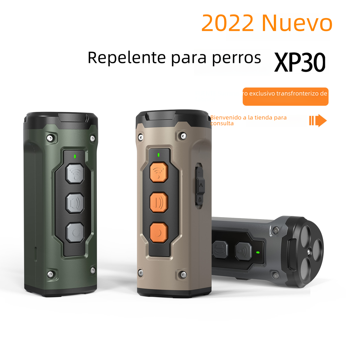 Ultrasonic Dog Repeller with Flashlight
