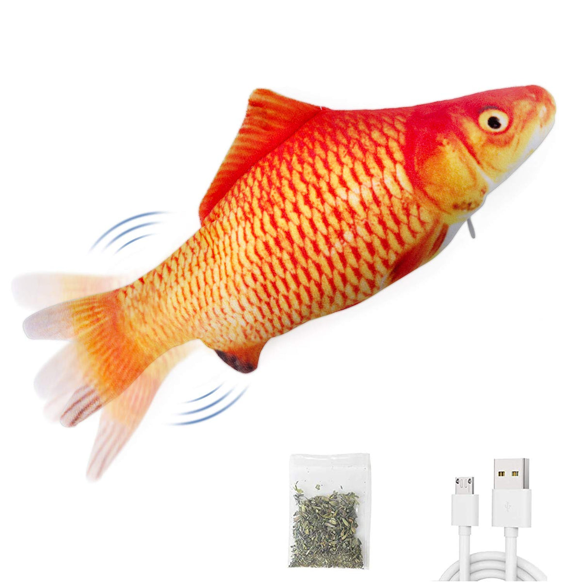 Pez Interactivo Recargable para Gatos