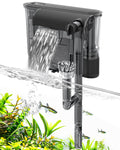 Filtro Colgante Tipo Cascada para Acuario de 5 a 8 Galones con Skimmer y Carbón Activado