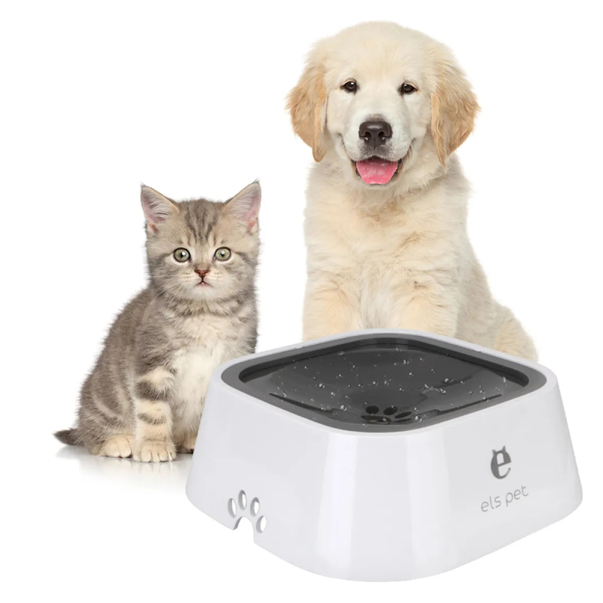 Anti-Spill Floating Pet Water Bowl 1.5L