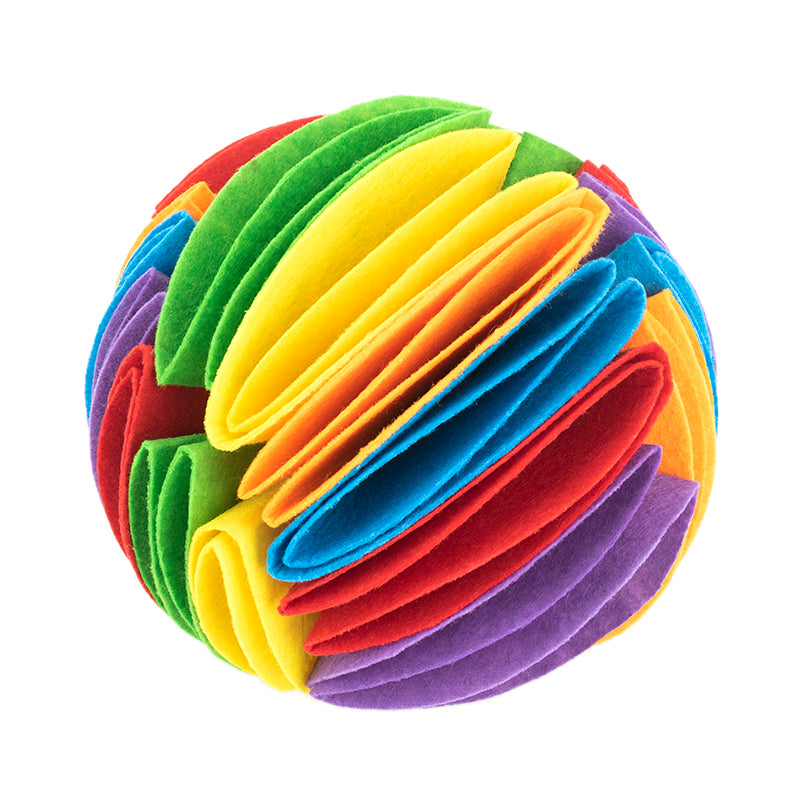 Pelota Olfativa Interactiva Plegable para Perros - Juguete de Forrajeo