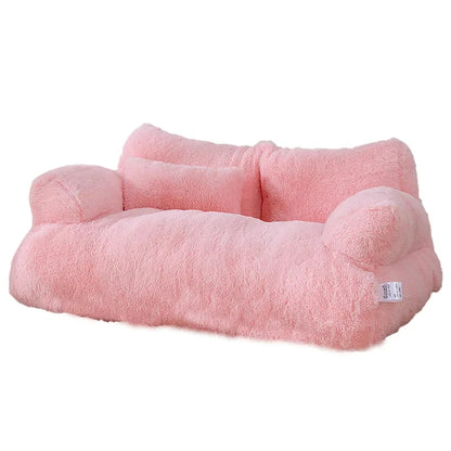 Luxury Cat Plush Bed - Pawsyhome