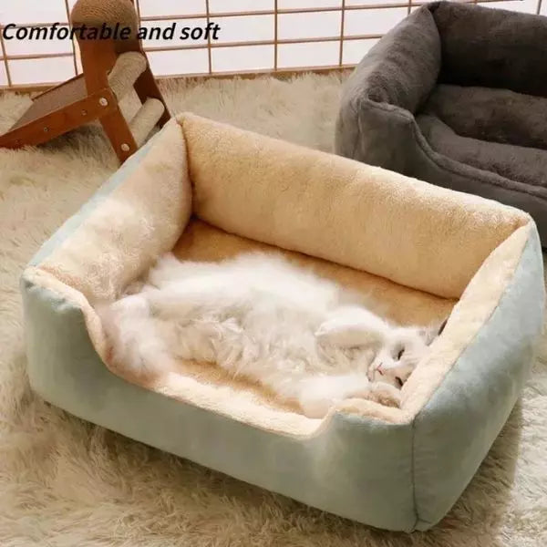 Cat Bed SnugNest Plush Retreat UK