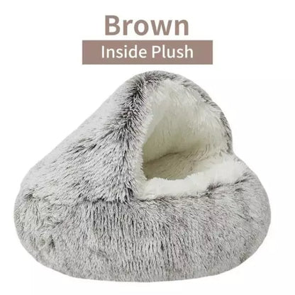 Cat Bed Soft Plush Round uk