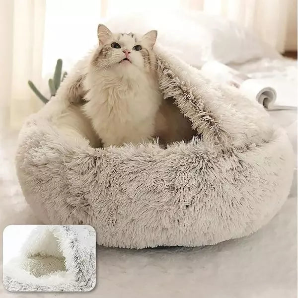 round cat bed