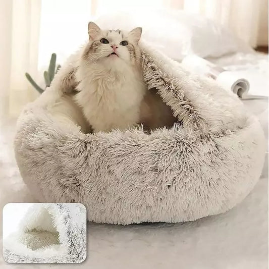 round cat bed