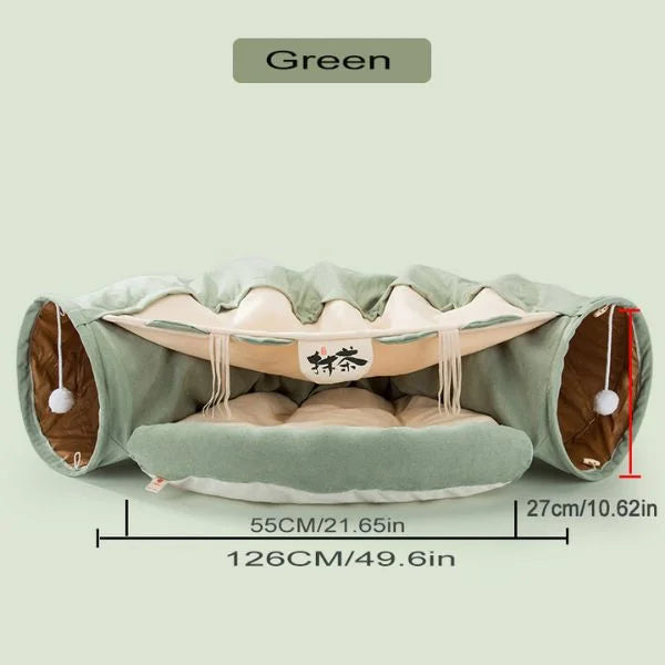 Cat Tunnel Bed CozyMaze 04