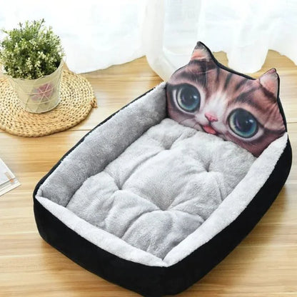 Dog Bed Black Gray