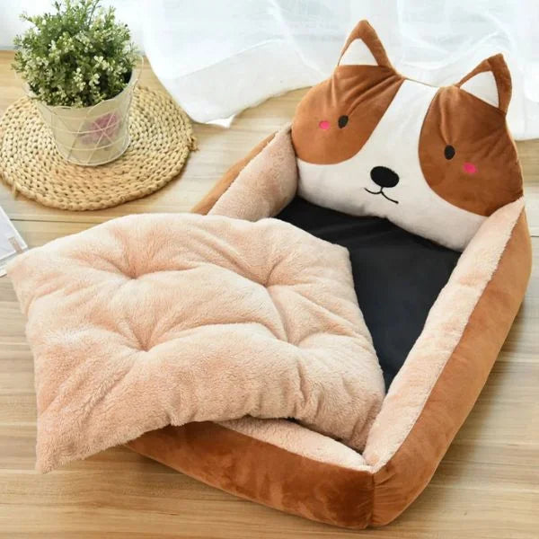 Dog Bed CartoonCove Pawsy Home