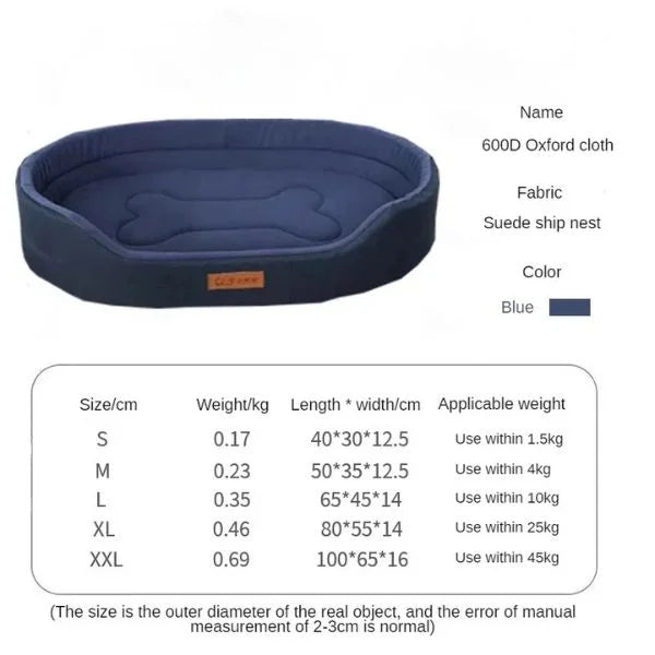 Dog Bed Blue