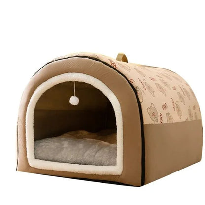 DOG BED BROWN