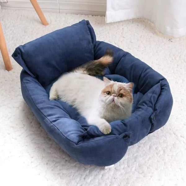 Dog Bed WinterNest Sofa Blue