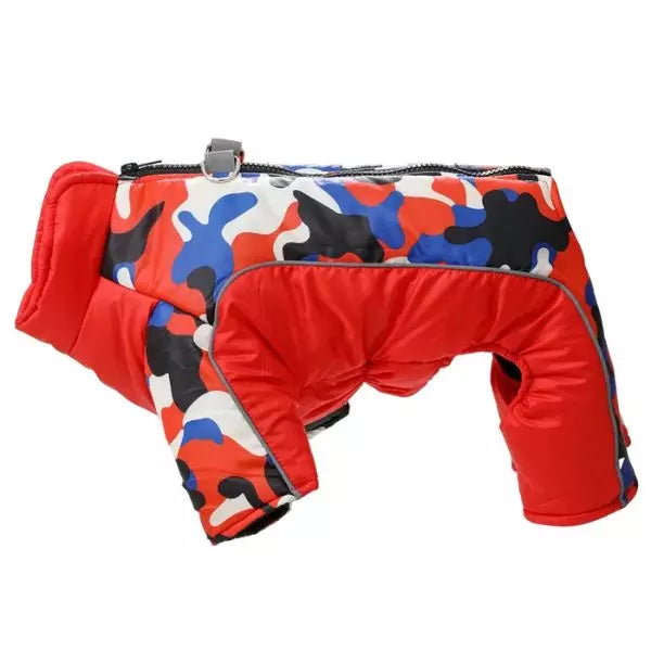 Dog Raincoat Red
