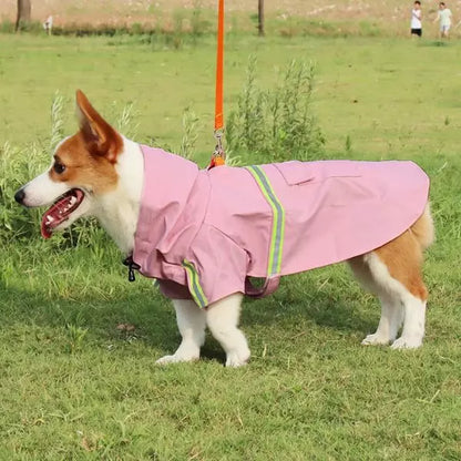 Dog Raincoat DryPaws Pink