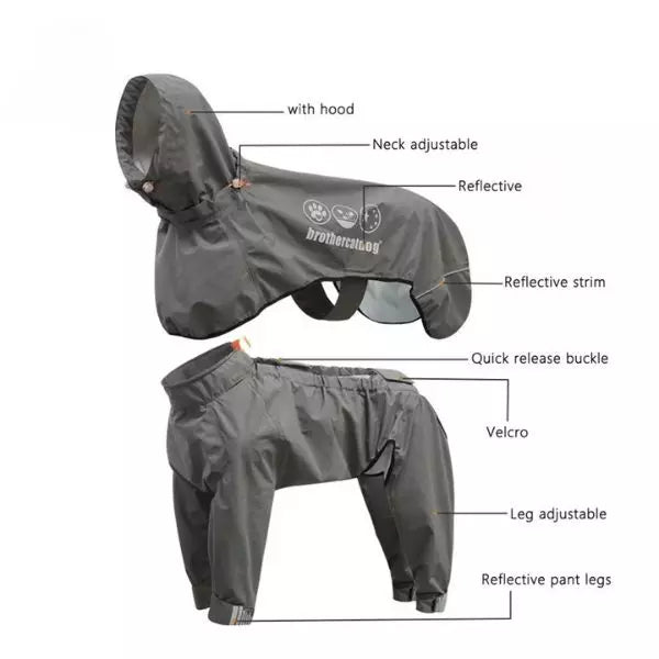 Dog Raincoat StormPaw Details