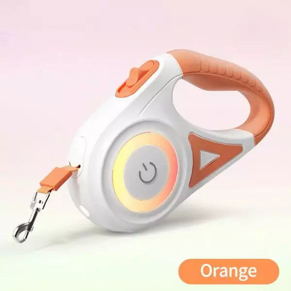 LED Dog Collar Orange