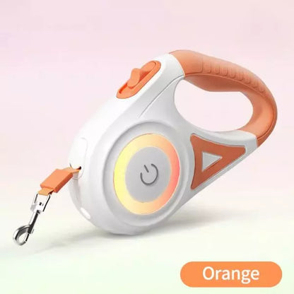 LED Dog Collar Orange