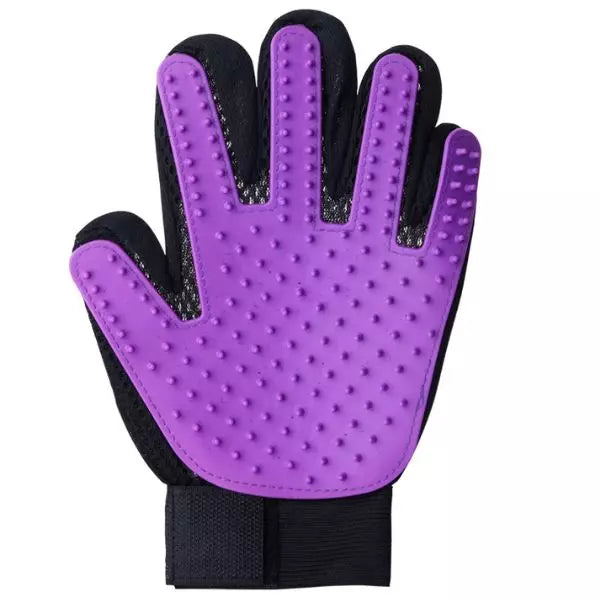 Pet Hair Remover Glove Purple