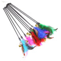 Set de Varitas con Plumas para Gatos (5 pzas)