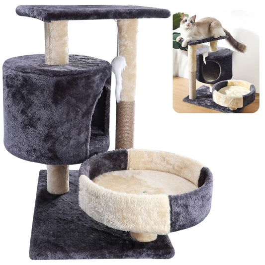 Cat Furniture – Plush Perch Tower - Pawsyhome