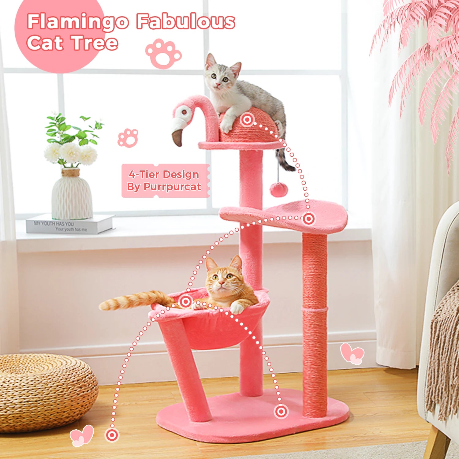 Cat Furniture – FlamingoTower - Pawsyhome