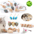 Set de Juguetes Ratones con Catnip para Gatos