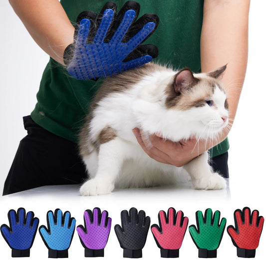 Pet Glove Cat Grooming   Hair Deshedding Brush s Dog Comb for s Bath  Remover Clean Massage  For Animal - Pawsyhome