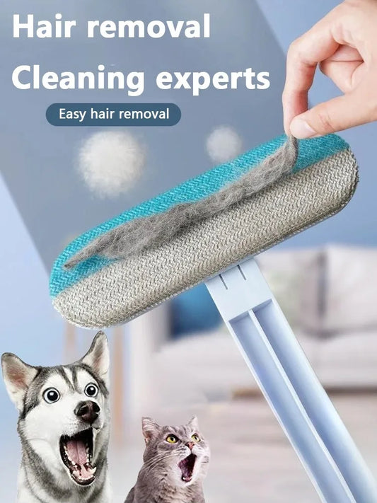 Multi‑Function Pet Hair Remover Brush – Reusable Lint Cleaner - Pawsyhome