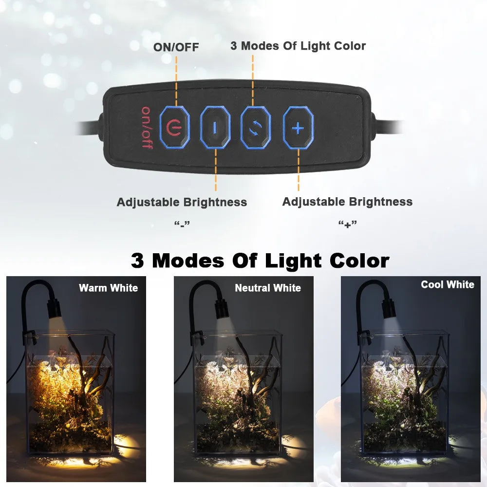 Luz LED USB Super Delgada para Acuarios