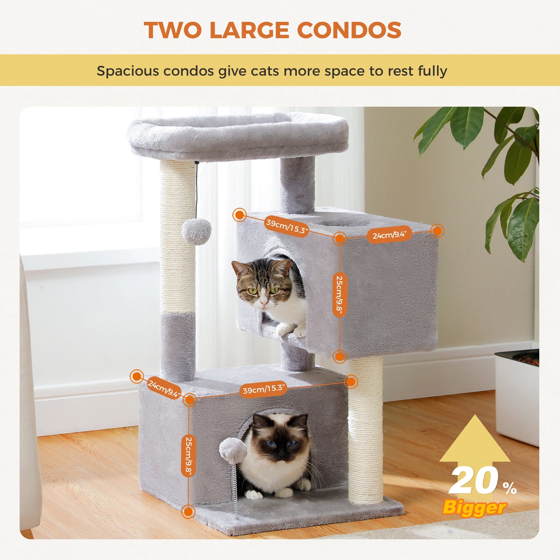 Cat Furniture – Plush Condo & Perch Tree - Pawsyhome