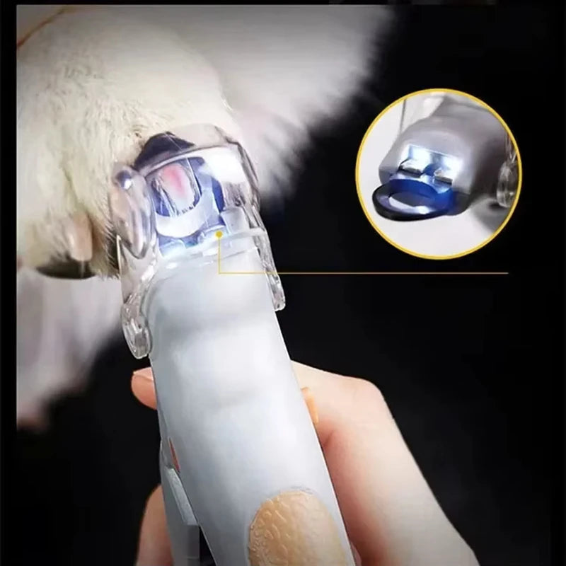 Pet Nail Clipper Scissors With LED Light Cat Dog Nail Clippers Tool Scissors Toeclaw Cutter Scissors Pet Supplier Cleaning tools - Pawsyhome