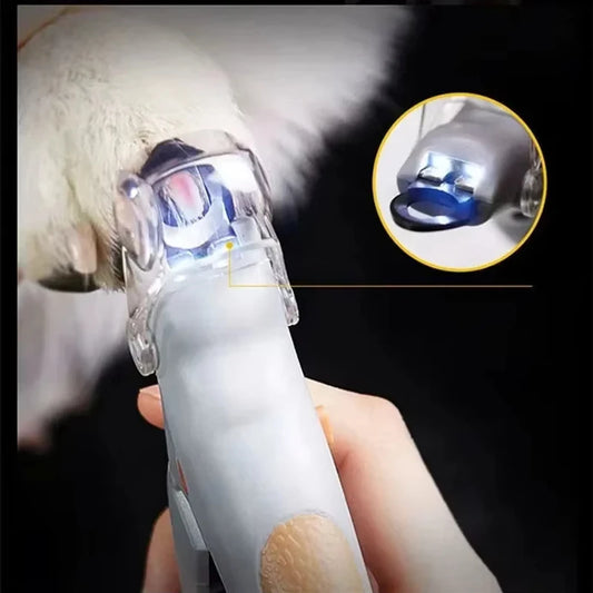 Pet Nail Clipper Scissors With LED Light Cat Dog Nail Clippers Tool Scissors Toeclaw Cutter Scissors Pet Supplier Cleaning tools - Pawsyhome