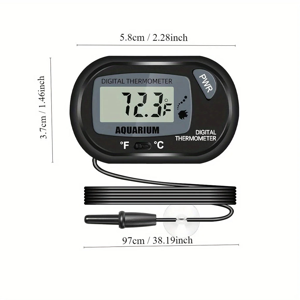 Termómetro Digital LCD para Acuario con Ventosa