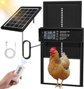 Puerta Automática Solar para Gallinero con Temporizador y Sensor de Luz